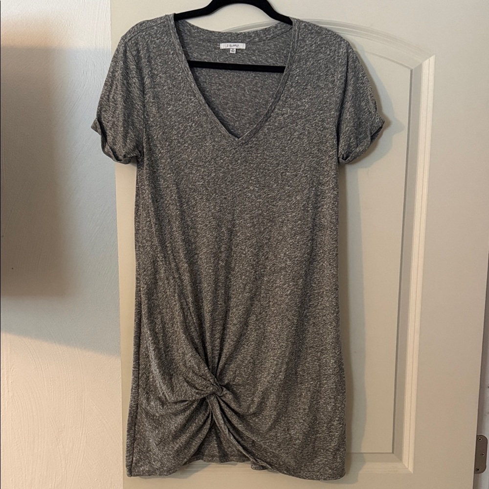 Z Supply Gray Knotted Dress